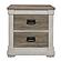 Arcadia Nightstand - White & Weathered Gray by Homelegance