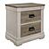 Arcadia Nightstand - White & Weathered Gray by Homelegance