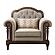 Heath Court Chair - Brown Oak by Homelegance