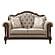 Heath Court 2pc Set Sofa & Loveseat - Brown Oak by Homelegance by Homelegance