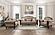 Heath Court Sofa - Brown Oak by Homelegance