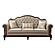 Heath Court Sofa - Brown Oak by Homelegance