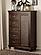 Cardano Wardrobe Chest - Driftwood Charcoal by Homelegance