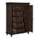 Cardano Wardrobe Chest - Driftwood Charcoal by Homelegance