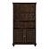 Cardano Bookcase - Driftwood Charcoal by Homelegance