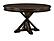 Cardano Round Dining Table - Driftwood Charcoal by Homelegance