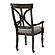 Cardano Desk Armchair - Driftwood Charcoal by Homelegance