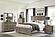 Cardano Mirror - Driftwood Light Brown by Homelegance