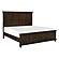 Cardano  Eastern King Bed - Driftwood Charcoal by Homelegance