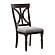Cardano Side Chair - Driftwood Charcoal & Gray by Homelegance