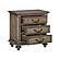 Rachelle 5pc Queen Bedroom Set  - Weathered Pecan & Gray by Homelegance