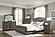 Rachelle Eastern King Bed - Weathered Pecan & Gray by Homelegance