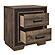 Ellendale Nightstand - Mahogany & Dark Ebony by Homelegance