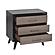 Raku Nightstand - Gray & Black by Homelegance