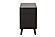 Raku Nightstand - Gray & Black by Homelegance