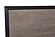 Raku Eastern King Platform Bed w/Footboard Storage - Gray & Black by Homelegance
