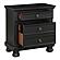 Laurelin Nightstand, Hidden Drawer - Black  by Homelegance