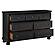 Laurelin Dresser, Hidden Drawer - Black  by Homelegance