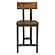 Holverson Counter Height Chair - Rustic Brown & Gunmetal by Homelegance