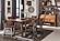 Holverson Counter Height Chair - Rustic Brown & Gunmetal by Homelegance