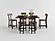 Holverson Counter Height Chair - Rustic Brown & Gunmetal by Homelegance