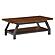 Holverson Cocktail Table - Rustic Brown & Gunmetal by Homelegance