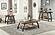 Holverson Cocktail Table - Rustic Brown & Gunmetal by Homelegance