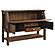 Holverson Buffet/Server - Rustic Brown & Gunmetal by Homelegance