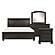 Begonia 4pc Queen Bedroom Set  - Grayish Brown by Homelegance