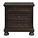 Begonia Nightstand w/Hidden Drawer - Grayish Brown by Homelegance