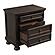 Begonia Nightstand w/Hidden Drawer - Grayish Brown by Homelegance