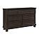 Begonia Dresser w/Hidden Drawer - Grayish Brown by Homelegance