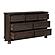 Begonia Dresser w/Hidden Drawer - Grayish Brown by Homelegance