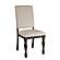 Begonia Side Chair - Grayish Brown by Homelegance