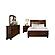 Begonia Nightstand w/Hidden Drawer - Cherry Brown by Homelegance