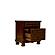 Begonia Nightstand w/Hidden Drawer - Cherry Brown by Homelegance