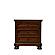 Begonia Nightstand w/Hidden Drawer - Cherry Brown by Homelegance