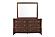 Cotterill 4pc Queen Bedroom Set  - Dark Cherry  & Black by Homelegance
