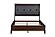 Cotterill 5pc Queen Bedroom Set  - Dark Cherry  & Black by Homelegance