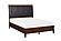 Cotterill 5pc Queen Bedroom Set  - Dark Cherry  & Black by Homelegance