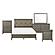 Cotterill 5pc Queen Bedroom Set  - Gray by Homelegance