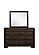 Chesky Mirror - Warm Espresso by Homelegance