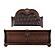 Cavalier Queen Sleigh Bed - Dark Cherry by Homelegance