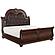 Cavalier Queen Sleigh Bed - Dark Cherry by Homelegance