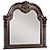 Cavalier Mirror - Dark Cherry by Homelegance