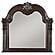 Cavalier Mirror - Dark Cherry by Homelegance