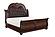 Cavalier California King Sleigh Bed - Dark Cherry by Homelegance