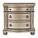 Cavalier Nightstand - Silver by Homelegance