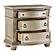 Cavalier Nightstand - Silver by Homelegance