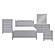 Wellsummer 5pc Queen Bedroom Set  - Gray by Homelegance